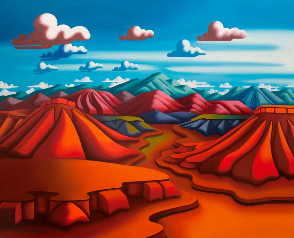 Caja Del Rio - Oil on Canvas - 48  x 60