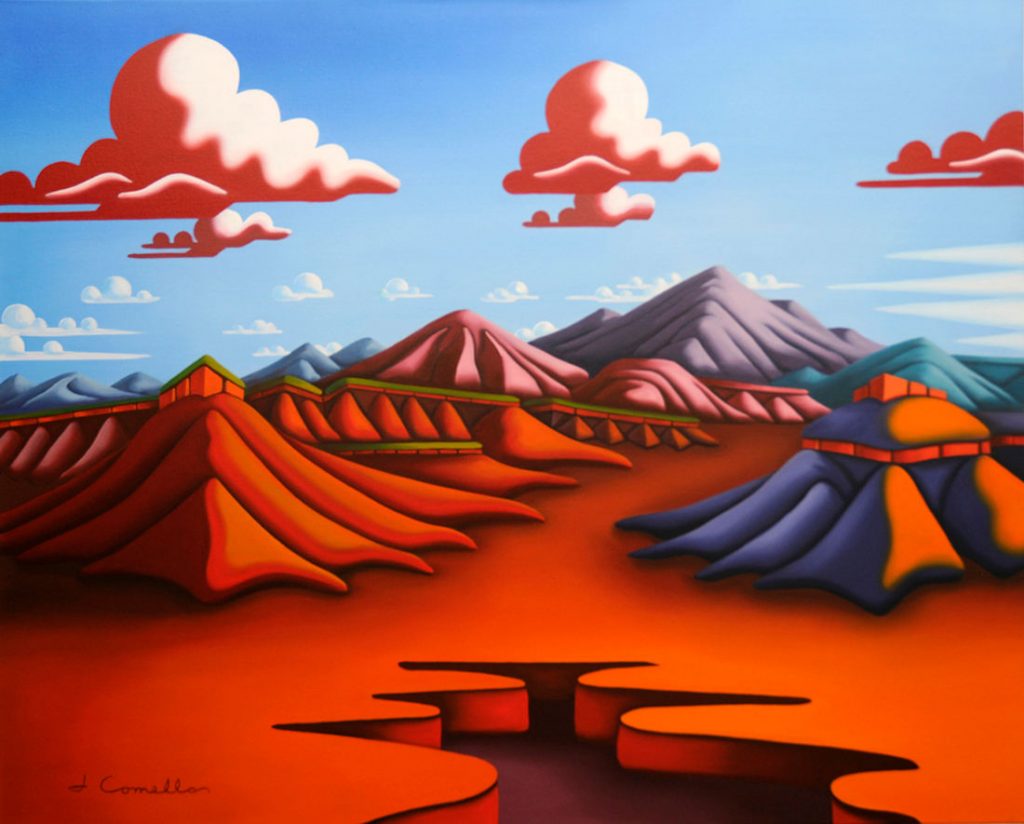 Santa Fe Waltz - Oil on Canvas - 48 x 60