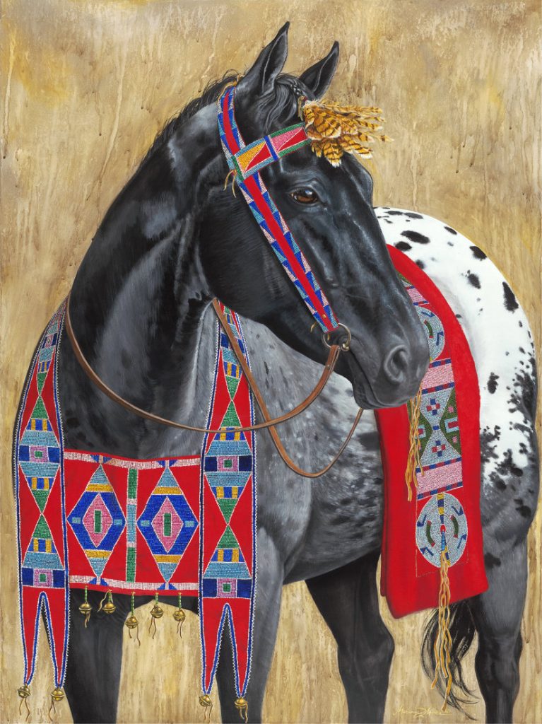 A Palouse Horse - Acrylic on Canvas - 40 x 30