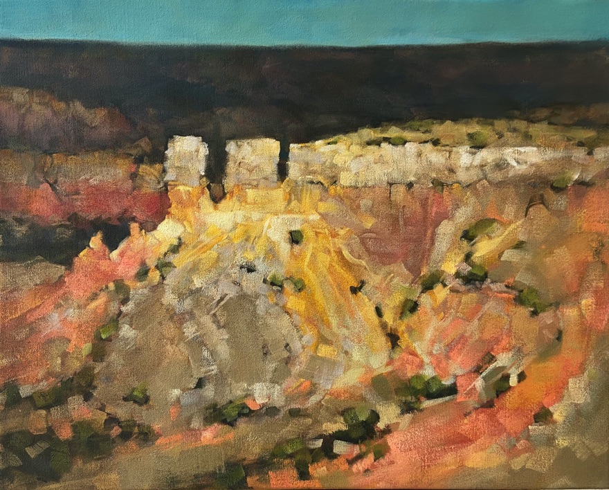 Ghost Ranch 220122 - Oil on Canvas