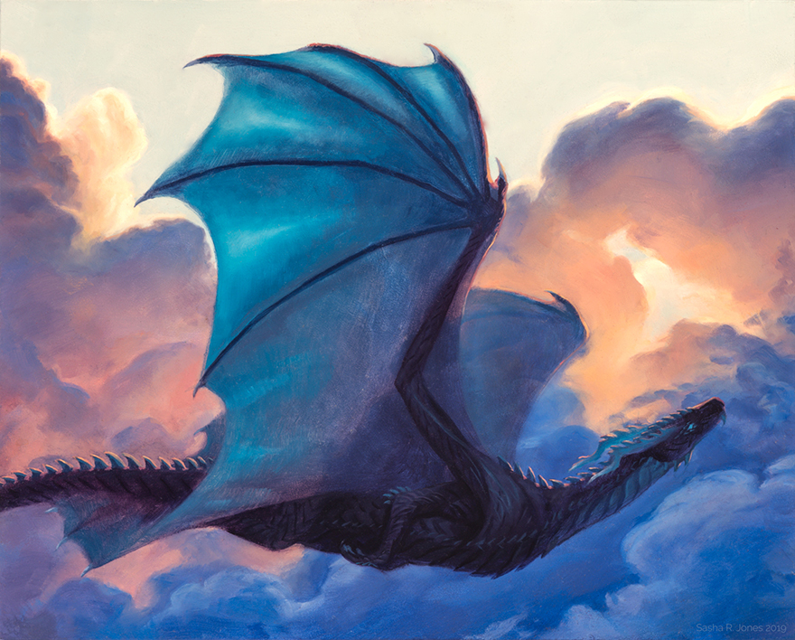 Sky Dragon – Oil - 8x10
